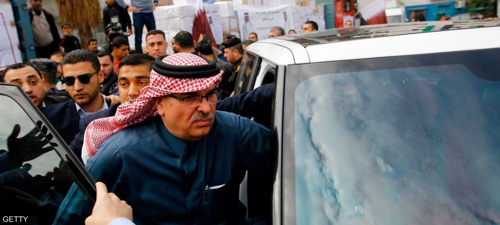 السفير القطري محمد العمادي في غزة