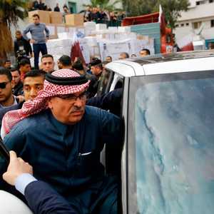 السفير القطري محمد العمادي في غزة