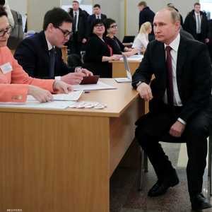 بوتين فاز في انتخابات مارس الماضي بشكل ساحق