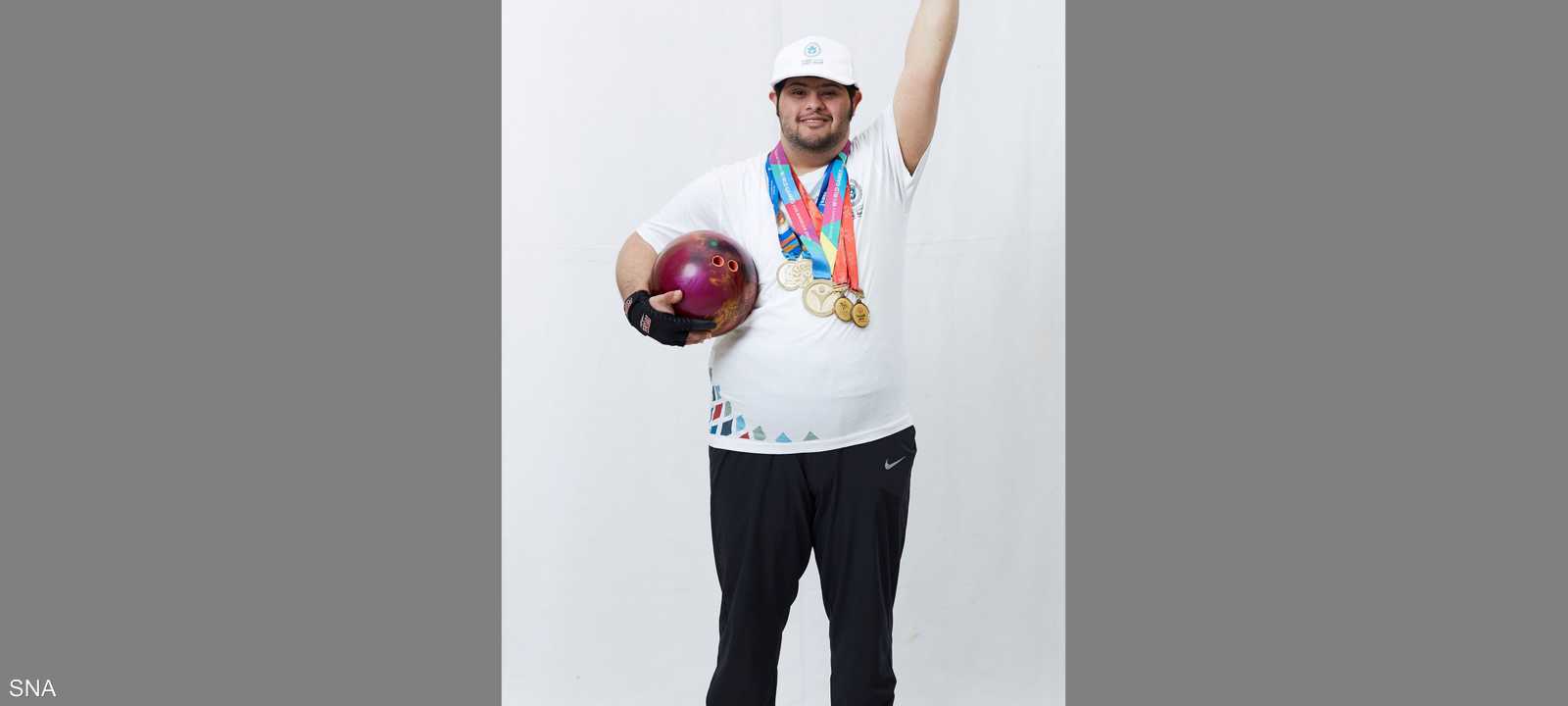 لاعب البولينغ الإماراتي صالح المري.