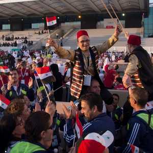 شارك أكثر من ألف رياضي من 32 دولة في الأولمبياد