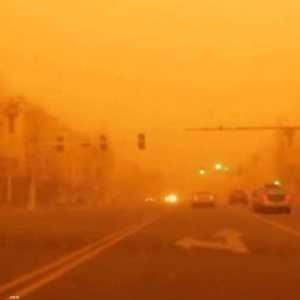 هكذا بدت السماء في الصين