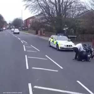 ضرب مبرح لشرطي بريطاني