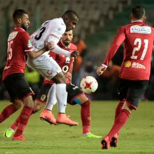 لقطة من مباراة الزمالك والأهلي "أرشيف"