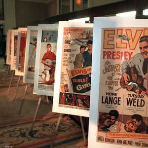 صورة لملصقات حفلات ألفيس بريسلي