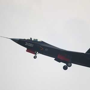 صورة أرشيفية لطائرة حربية صينية