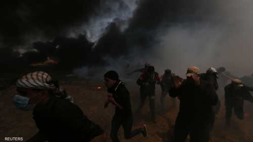 اندلعت المواجهات على الحدود في قطاع غزة