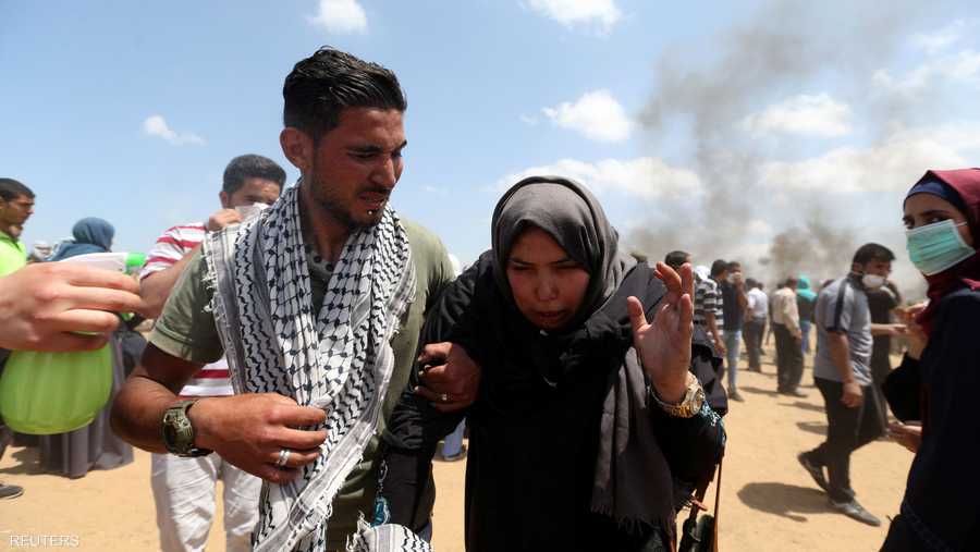 الاحتجاجات أسفرت عن مقتل 59 فلسطينيا