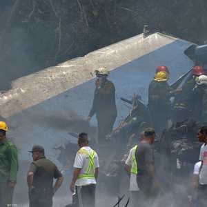 موقع حادث الطائرة في كوبا