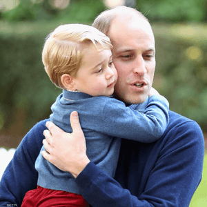 الأمير وليام وابنه الأمير جورج