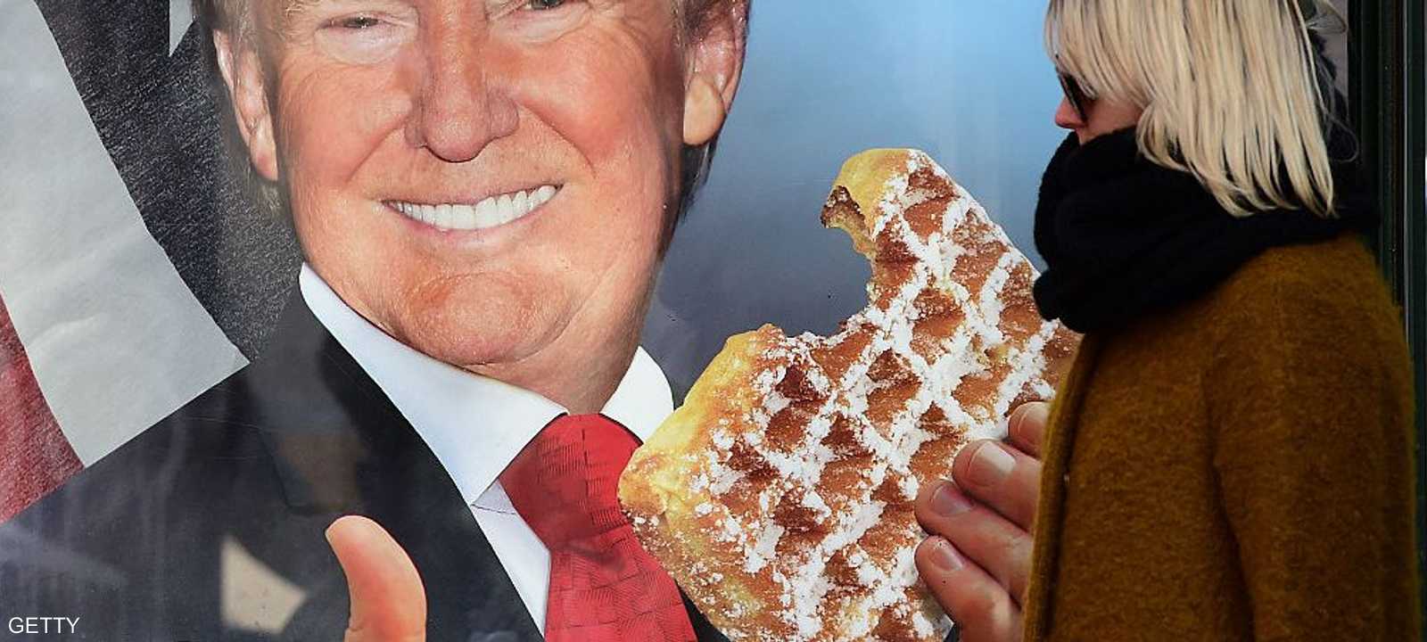 ملصق لترامب - أرشيفية