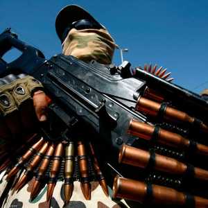 أحد عناصر سرايا السلام التابعة للصدر