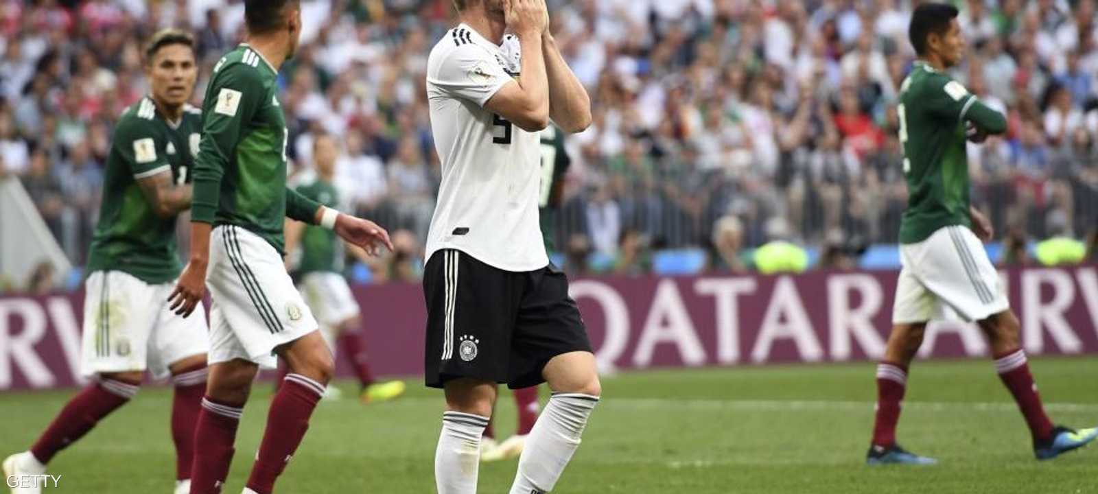 ألمانيا تعرضت لهزيمة مفاجئة أمام المكسيك