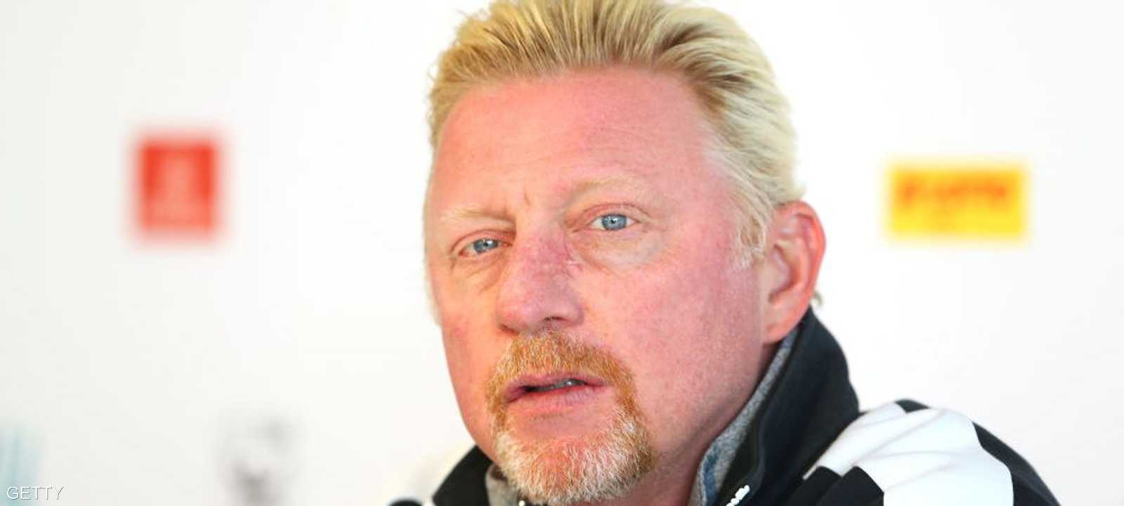 لاعب كرة المضرب السابق الألماني بوريس بيكر"ارشيف"