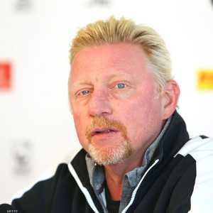 لاعب كرة المضرب السابق الألماني بوريس بيكر"ارشيف"