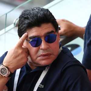 النجم الأرجنتيني دييغو مارادونا