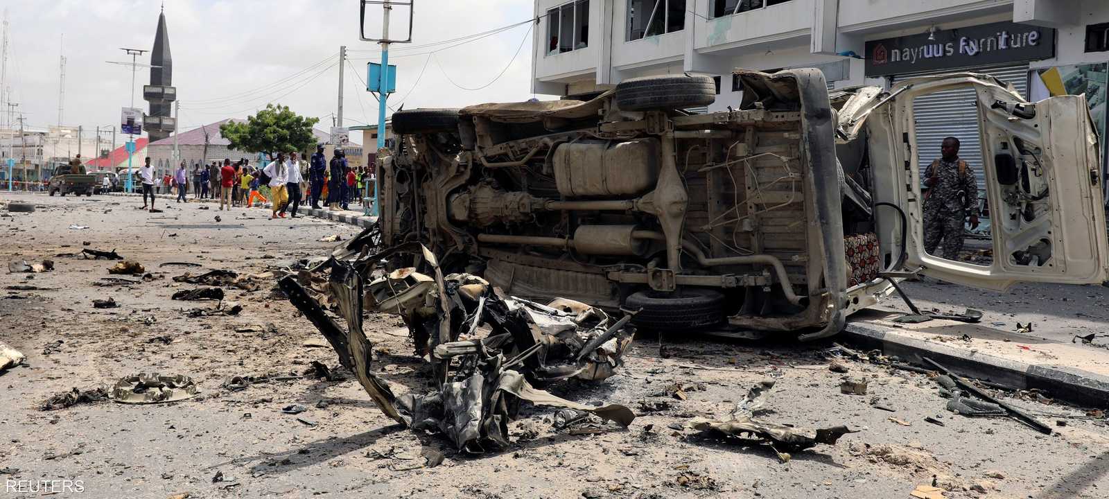 أرشيفية لأحد التفجيرات في الصومال