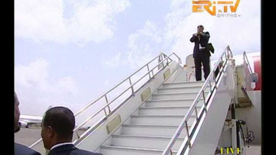 أبي أحمد يودع إريتريا بعد زيارة تاريخية