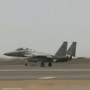 طائرة حربية سعودية في لقطة أرشيفية