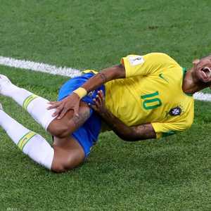 "سقوط متكرر" لنيمار خلال المونديال