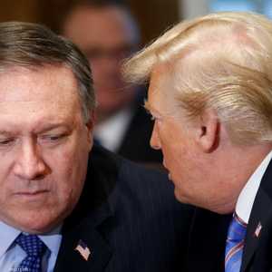 ترامب ووزير الخارجية الأميركي مايك بومبيو