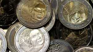 قطع معدنية من عملة اليورو