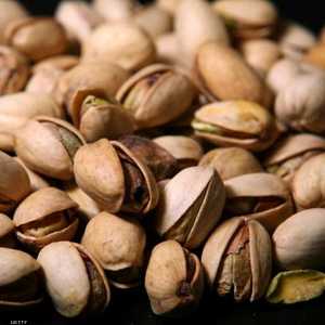 حبات الفستق لها قيمة حرارية عالية