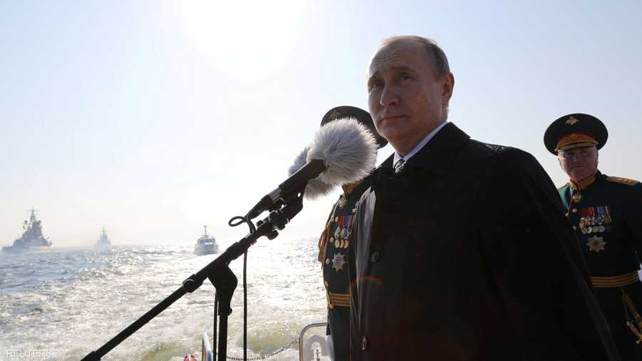 أشاد الرئيس فلاديمير بوتن بتطور سلاح البحر الروسي