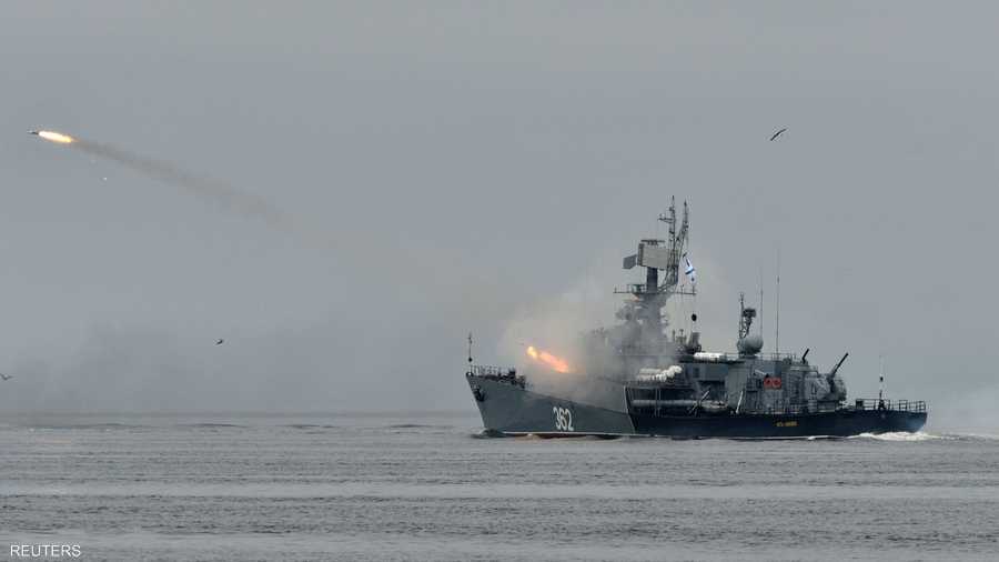 كشفت موسكو عن قطع بحرية جديدة مجهزة بصواريخ