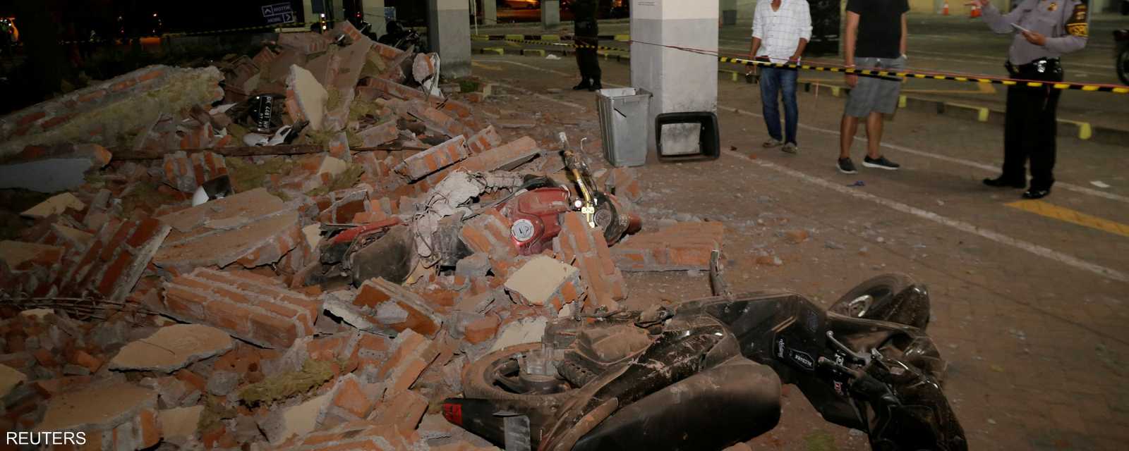 الزلزال ضرب جزيرتي لومبوك وبالي