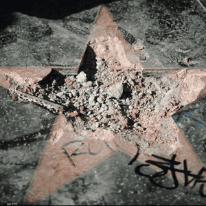 نجمة ترامب بعد تعرضها للتخريب