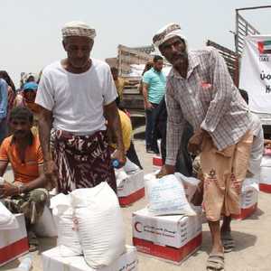 وصلت المساعدات إلى مناطق مختلفة في اليمن