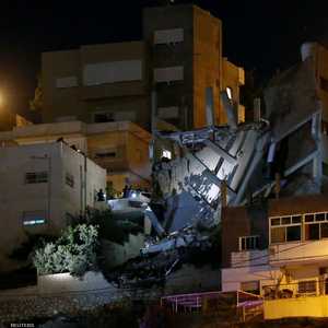 جانب من المواجهات بين عناصر أمن أردنيين والعناصر الإرهابية