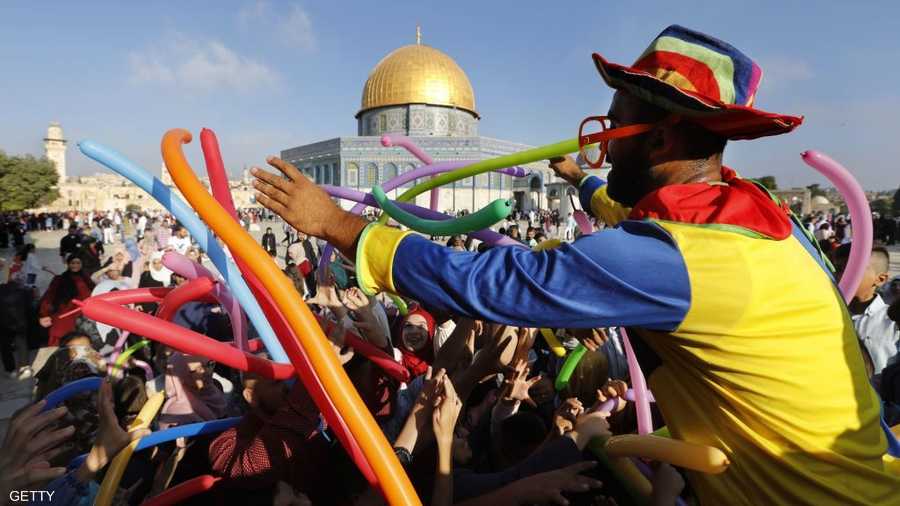 فرحة في القدس رغم قساوة الاحتلال