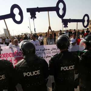 متظاهرون من أكراد إيران يحتجون ضد إعدام النشطاء - أرشيفية