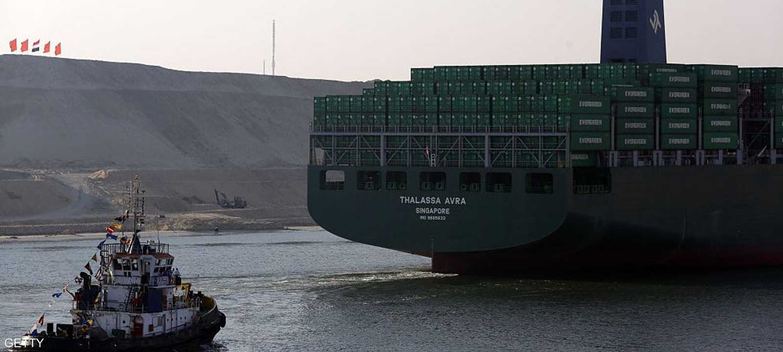 قناة السويس ممر الشحن الأسرع بين أوروبا وآسيا