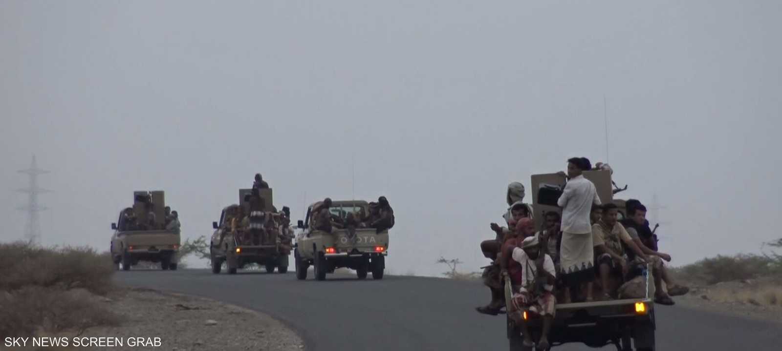 عربات تابعة لألوية العمالقة - أرشيفية