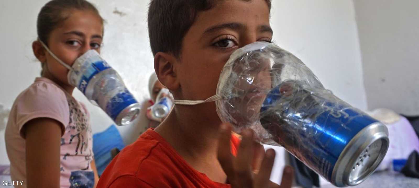 علب الكولا لصد الكيماوي