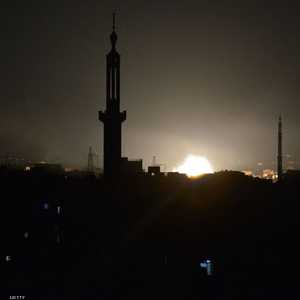 لقطة أرشيفية توثق انفجارات في سوريا