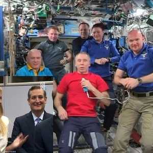 رائد فضاء روسي "يتغزل" بإيفانكا ترامب من الفضاء