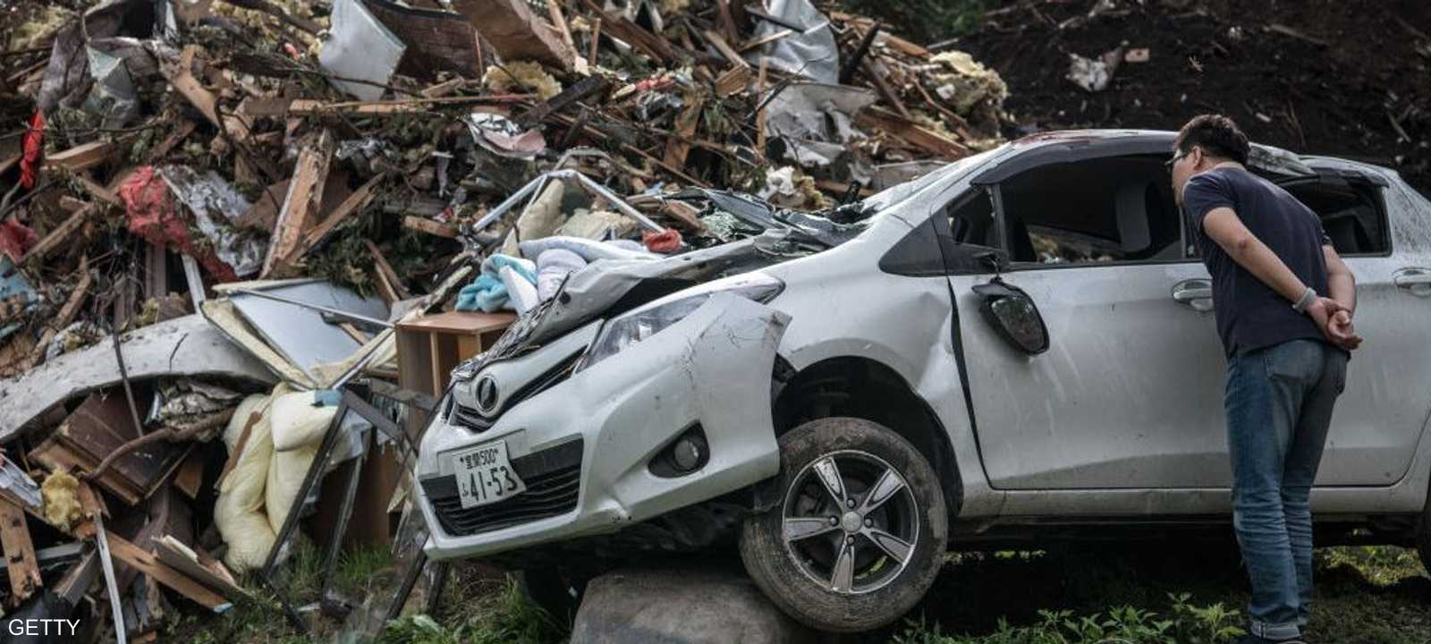 آثار سابقة لزلزال هز مناطق عدة في اليابان