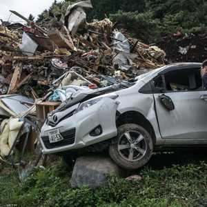 آثار سابقة لزلزال هز مناطق عدة في اليابان