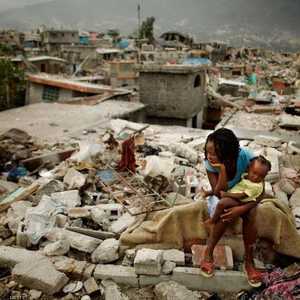 آثار دمار خلفه زلزال سابق في هايتي - أرشيفية