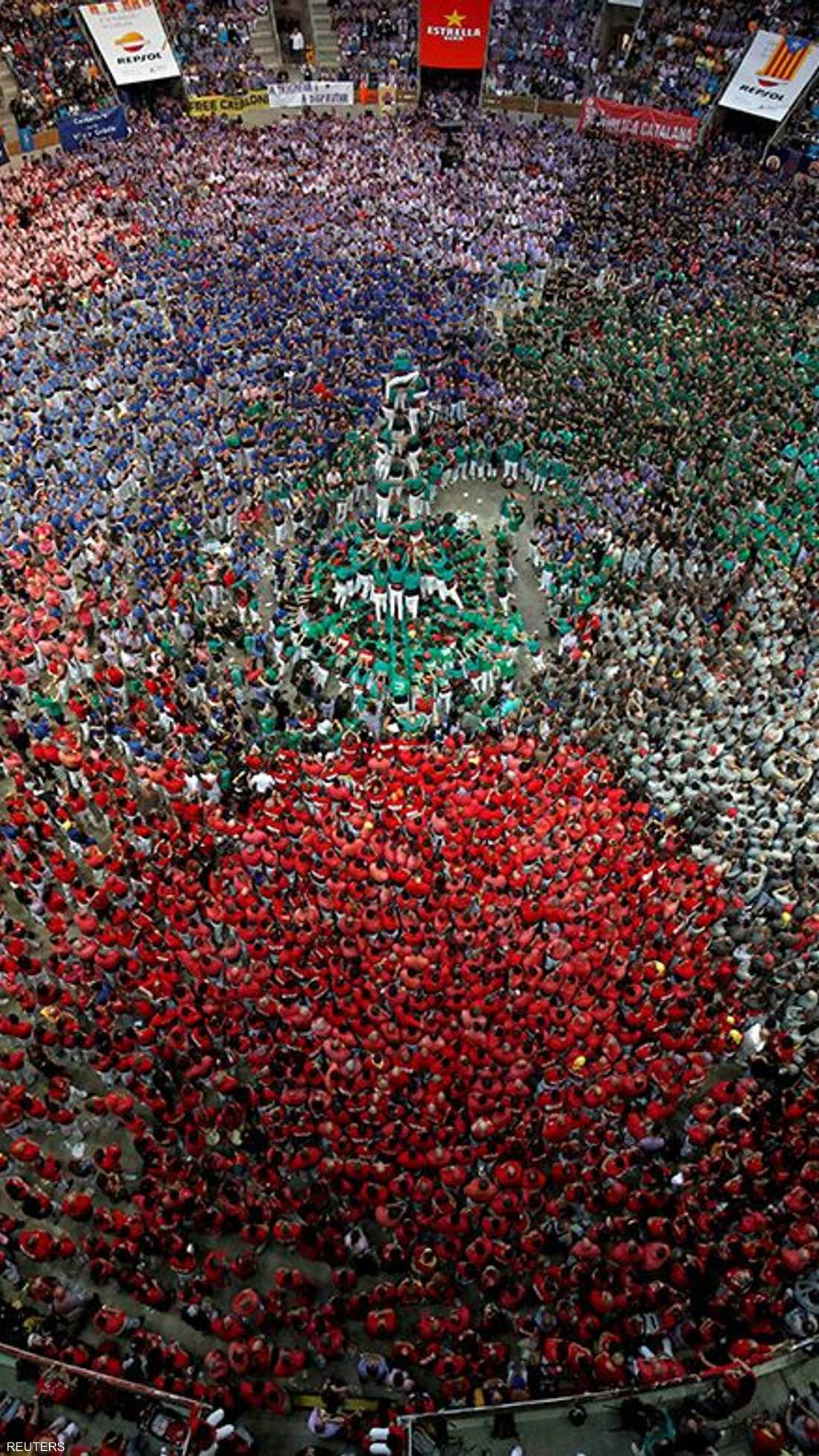 الأبراج البشرية مسابقة نصف سنوية في تاراغونا.