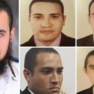 ضباط الشرطة المتهمين بمحاولة اغتيال السيسي