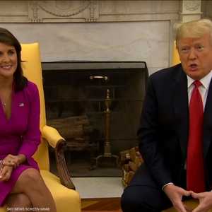 نيكي هايلي ودونالد ترامب