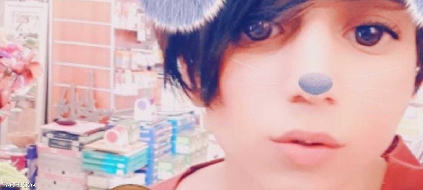 الصورة الأخيرة المنشورة على فيسبوك للفتى حمودي المطيري