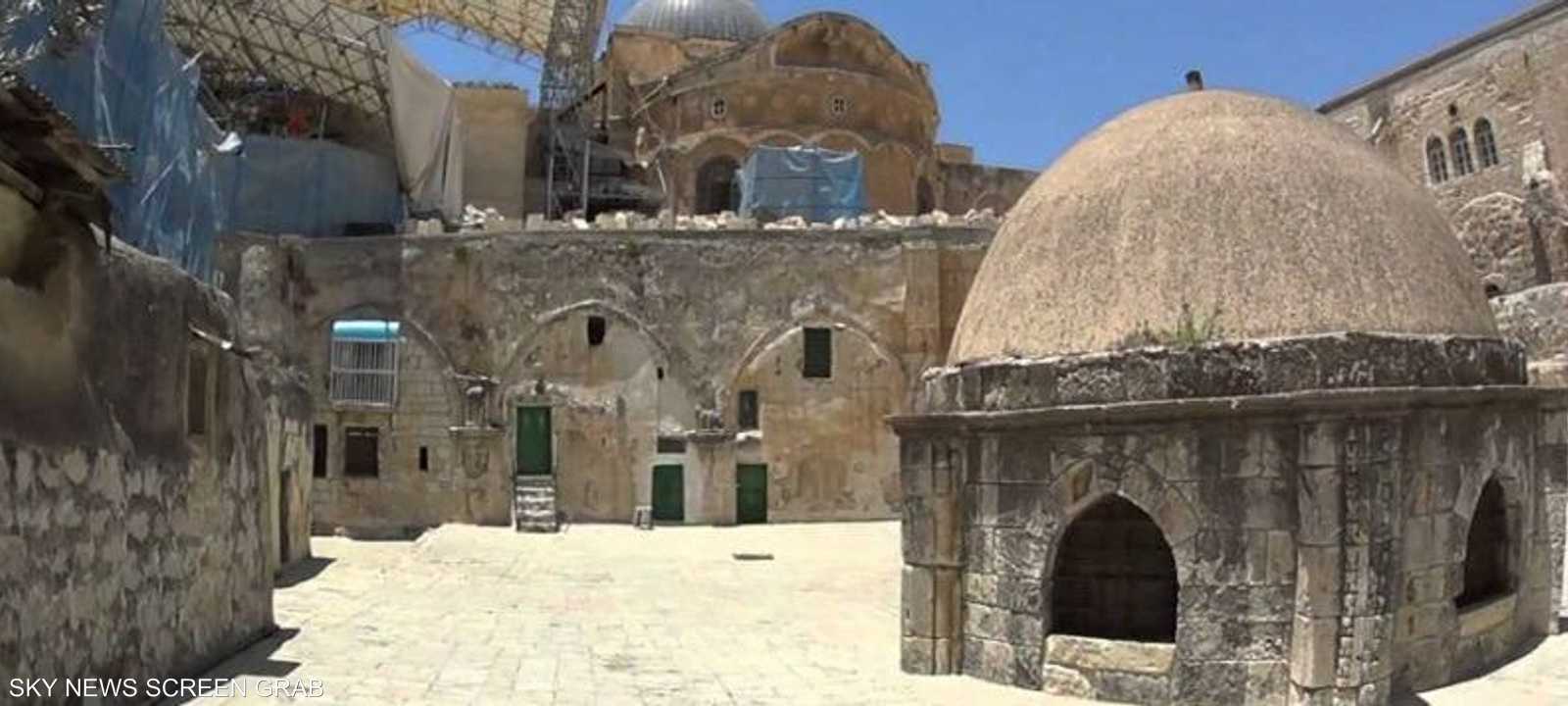 صورة أرشيفية لكنيسة دير السلطان في القدس