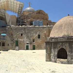 صورة أرشيفية لكنيسة دير السلطان في القدس