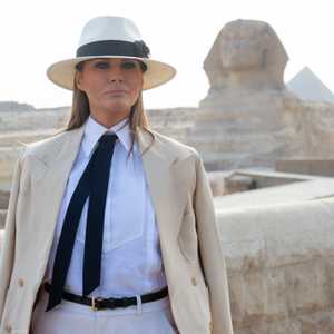 ميلانيا زارت القاهرة في ختام جولة أفريقية